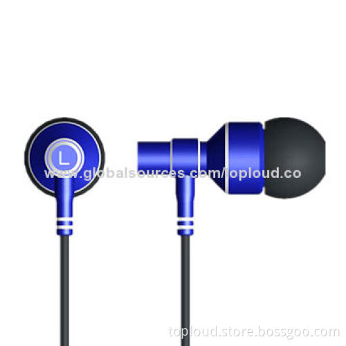 Wired Earphone with Mic, Produces High-quality Sound/Works with MP3/MP4/PC/CDNew